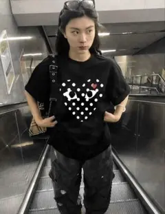 COMME des GARCONS ハートドット Tシャツ