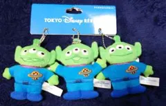 東京ディズニーリゾート　トイストーリー　リトルグリーンメン　ぬいぐるみバッジ