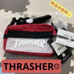 新品未使用　スラッシャー　THRASHER バッグ レッド 21x14x8cmのサムネイル
