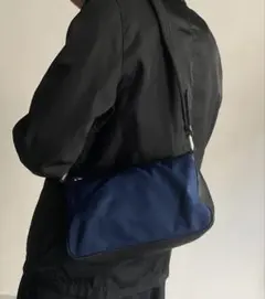 PRADA Nylon/Leather One Sholder Bag