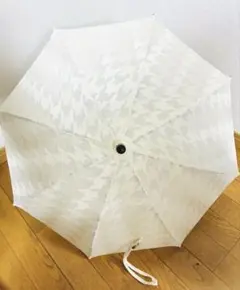 ミナペルホネン sora check 折りたたみ傘 晴雨兼用 グレー チェック