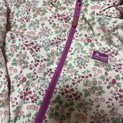 Husuhuh 花柄ウインドブレーカー　130 フード付き　ハッシュアッシュ