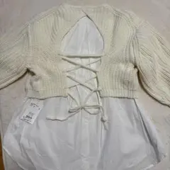 Ungrid クリーム ニットセーター サイズF