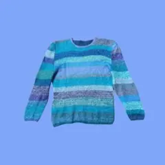 ぼーや様専用 MOHAIR BORDER SWEATER 2791P ニット