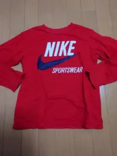 NIKE 赤 長袖カットソー
