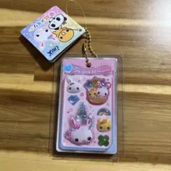 ★フワフワらびちゃん★ うるちゅるシール miniキーホルダー　平成メモリーのサムネイル