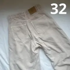 美品 コーデュロイパンツ 古着 32 ベージュ