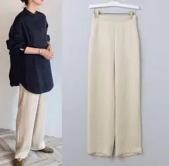 6(ROKU) SATIN ZIP PANTS サテンパンツ サテンジップパンツ