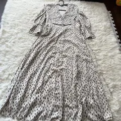 SNIDEL スナイデル ビッグカラークラシカルワンピース