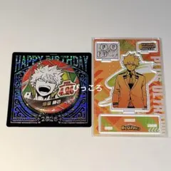 ヒロアカ 爆豪勝己 バースデイ名場面ジオラマフィギュア 缶バッジ アクスタ