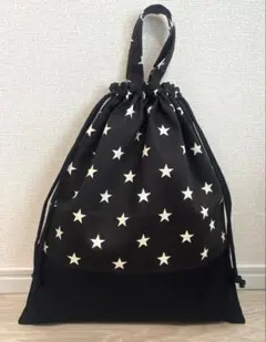 ハンドメイド 体操着入れ 着替え袋 巾着袋 迷彩スター - メルカリ