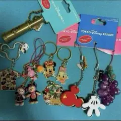 ディズニー　キーチェーン　ストラップ　セット　まとめ売り