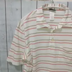 Patagoniaパタゴニアオーガニックコットン ポロシャツxsサイズ　ボーダーのサムネイル