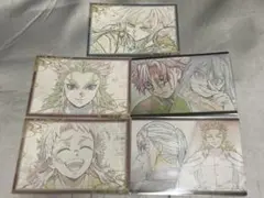 鬼滅の刃 ダイニング おすそ分けポストカード 義勇 実弥 煉獄 伊黒 宇髄 錆兎