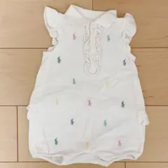 Ralph Lauren 9M ホワイトロンパース