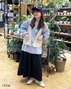 motomi.m コットンナイロンミリタリーベスト