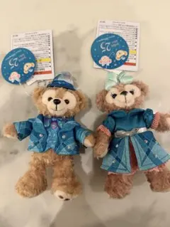 【ディズニーシー】25周年ダッフィー シェリーメイ ぬいぐるみ