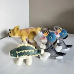 ジェラシックワールド恐竜ぬいぐるみ4体セット
