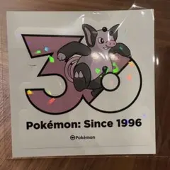 韓国限定 ポケモン 30周年記念 ステッカー ブーピッグ
