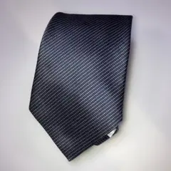 VYP ネイビー ゴールド ストライプ ネクタイ