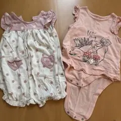 ベビー ロンパース ２セット 6-12M・12-18M 女の子 まとめ売りのサムネイル