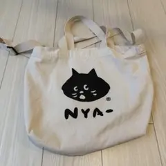 NYA- 猫顔プリント ショルダーバッグ　にゃーのサムネイル