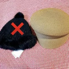 【専用】CA4LAキャスケット⭐︎ カシラ＊ファー麦わら