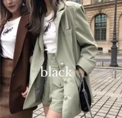 シーズンロングブレザー F blackのサムネイル