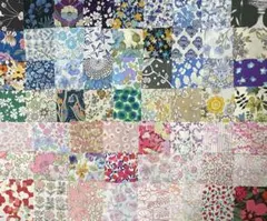 リバティタナローン　ハギレ　カットクロス約6センチ角60枚