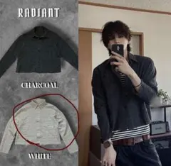 即完！！RADIANT cutoff damage cropped shirt