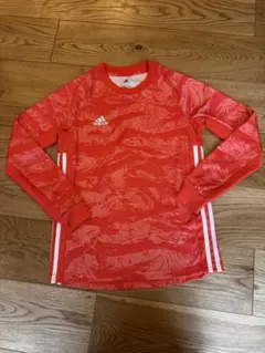 アディダス 長袖Tシャツ　オレンジ　150