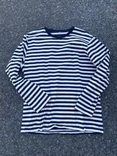 OLD UNIQLOボーダーロンTネイビー✖️アイボリー archive y2k