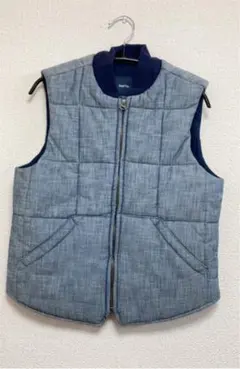 美品 GAPKIDS ベスト 130 上着 デニム風