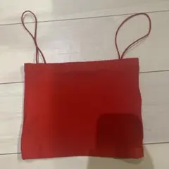 ZARA リブキャミソール レッド Mのサムネイル