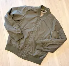 UNIQLO MA-1 フライトジャケット　（Lサイズ　オリーブ色）