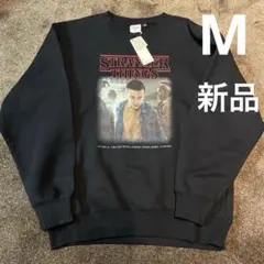 stranger things GU ヘビーウェイトスウェットプルオーバー M