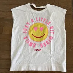 ZUMBA ノースリーブトップス ホワイト スマイルのサムネイル