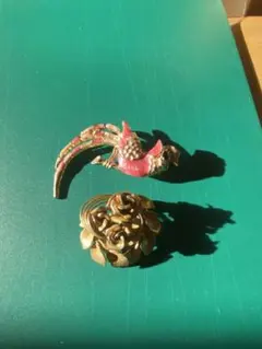 ブローチ　2点セット
