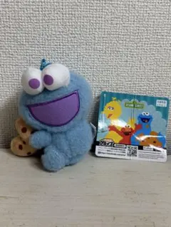 セサミストリート ハートだっこマスコット ぬいぐるみ クッキーモンスター