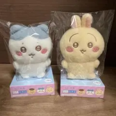 ちいかわ　ぴたれすと　ぽてもふシリーズ　うさぎ　ハチワレ　2体セット