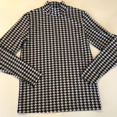 SHEIN ハウンドトゥース柄 長袖トップス S