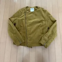 Free's Martスエード風 ジッパージャケット マスタード