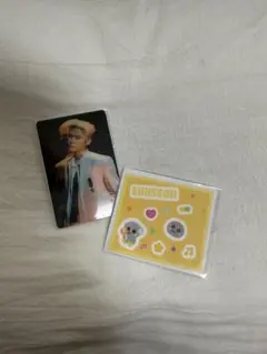 RIIZEオンラインくじ ウンソク カード、ステッカー＆うちわセット