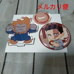 ヒロアカ エンデヴァー　アクスタ 缶バッチ