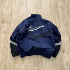 み*ん様 NIKE 90s ナイロンアノラック ハーフジップ スウッシュ ビッグ