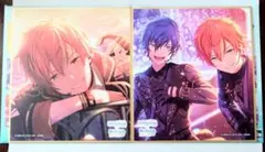 プロセカ✕あんスタ　ミニ色紙コレクション　東雲彰人、漣ジュン