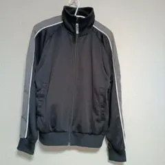 00s OLD UNIQLO 黒/グレー トラックジャケット Sサイズのサムネイル