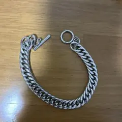 M&S チェーンブレスレット 喜平ブレスレット シルバーアクセ ビジュー