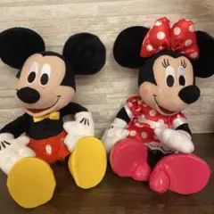 ミッキーマウス ミニーマウス ぬいぐるみセット