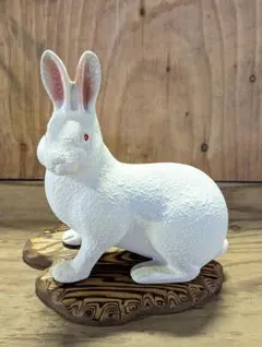 陶器製　うさぎの置物